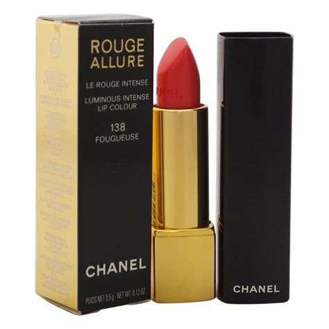 chanel 138 lipstick|Chanel Fougueuse (138) Rouge Allure Luminous Intense Lip.